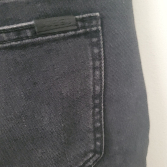 Joe's The Smith High-Rise Straight leg Ankle lengt jeans raw hem  in black Sz 25 - Picture 13 of 15